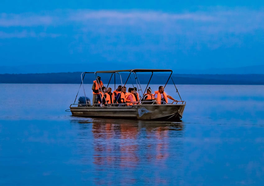 Boat Cruise on Lake Ihema in Akagera National Park